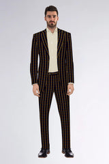 Veste de costume à deux boutons pour homme, bleu anthracite, imprimé à carreaux, revers crantés, coupe slim, blazer élégant en rayonne éponge