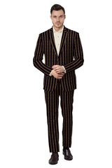 Veste de costume à deux boutons pour homme, bleu anthracite, imprimé à carreaux, revers crantés, coupe slim, blazer élégant en rayonne éponge