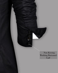 Veste de costume noire à deux boutons pour homme, tenue de soirée unie, revers cranté, coupe slim, blazer élégant