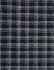 Dark Blue Grey Men's Party Checks Suit Jacket Slim Fit Blazer