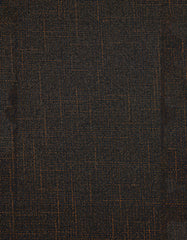 Veste de costume à carreaux marron chocolat foncé pour homme Blazer slim fit