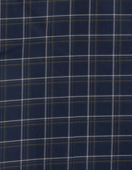 Dark Blue Men's Party Checks Suit Jacket Slim Fit Blazer