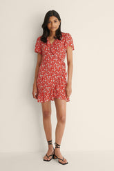 Wrap Mini Dress