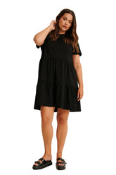 Flounce Detail Dress