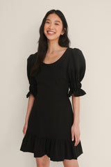 Robe fendue avec lien dans le dos