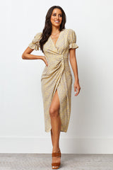 Floral Print Short Sleeve Dress