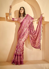 Multi Dola Silk Abstract Print Saree