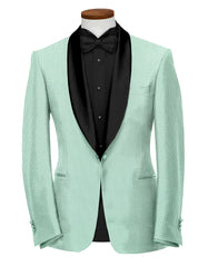 Turquoise Green Men's Party Checks Suit Jacket Slim Fit Blazer