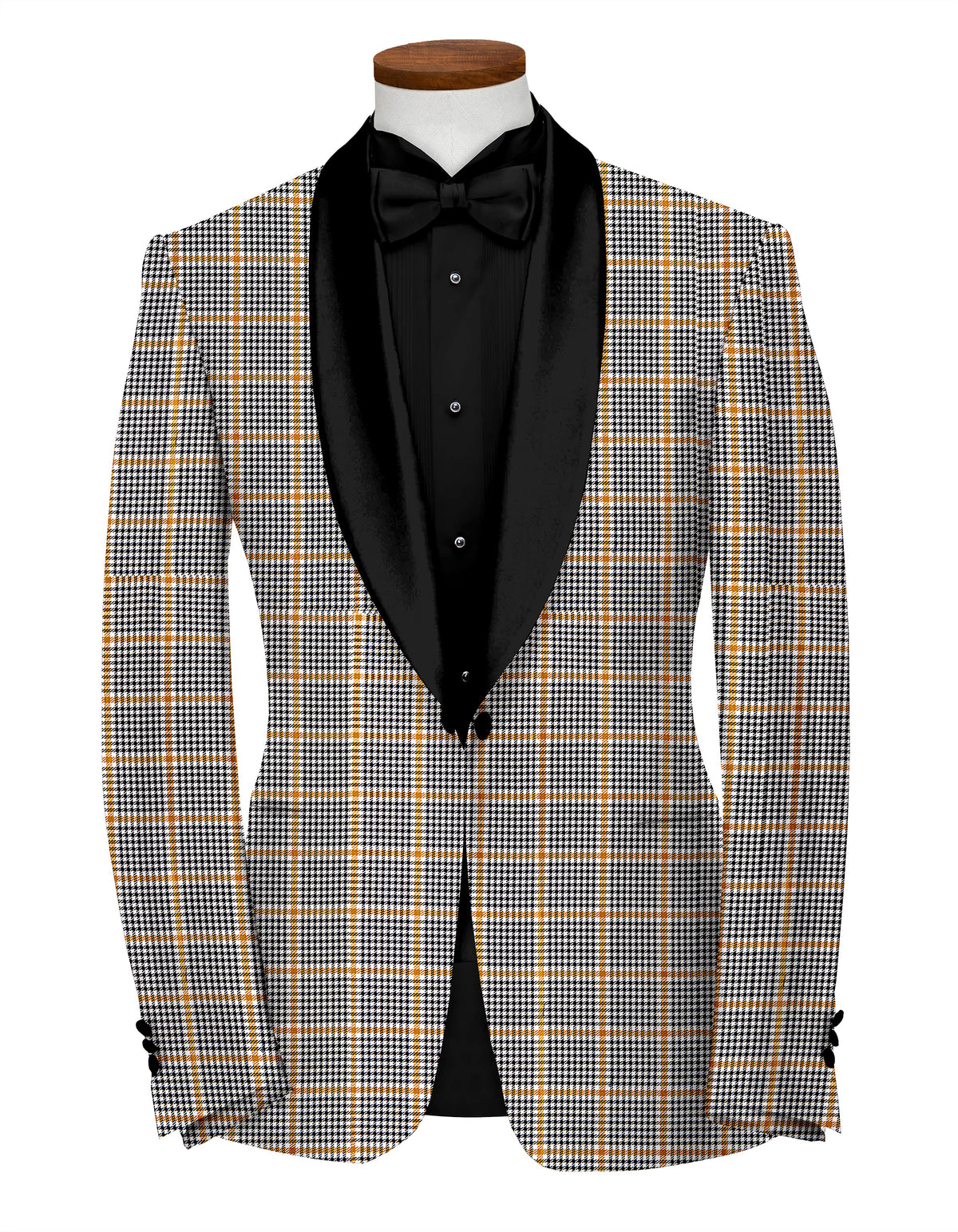 Veste de costume à carreaux marron bleu pour homme, blazer slim fit