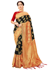 Combo Pack of 2 Banarasi Art Silk Woven Saree