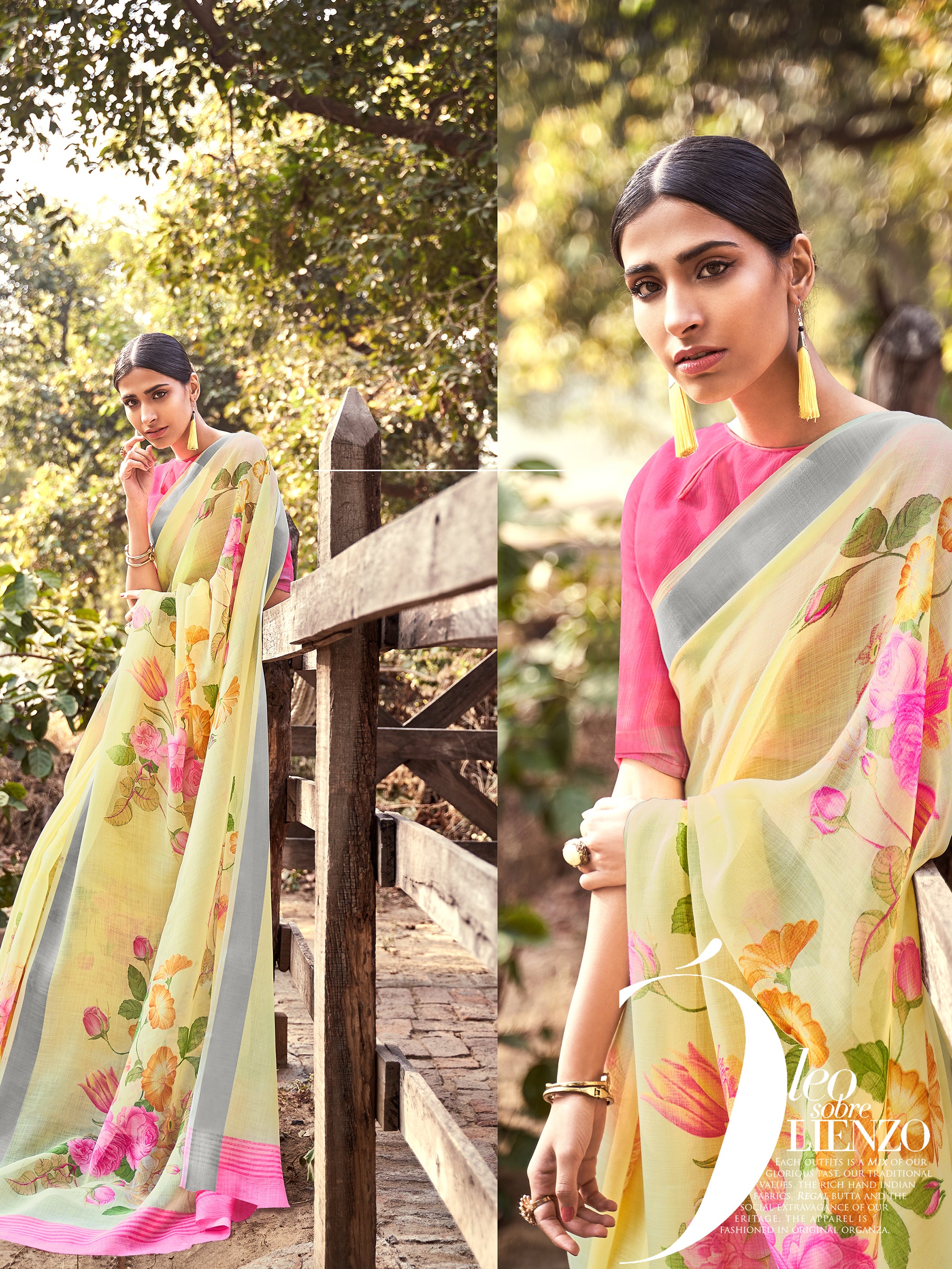 Classic Saree Yellow Cotton Silk Printed Saree