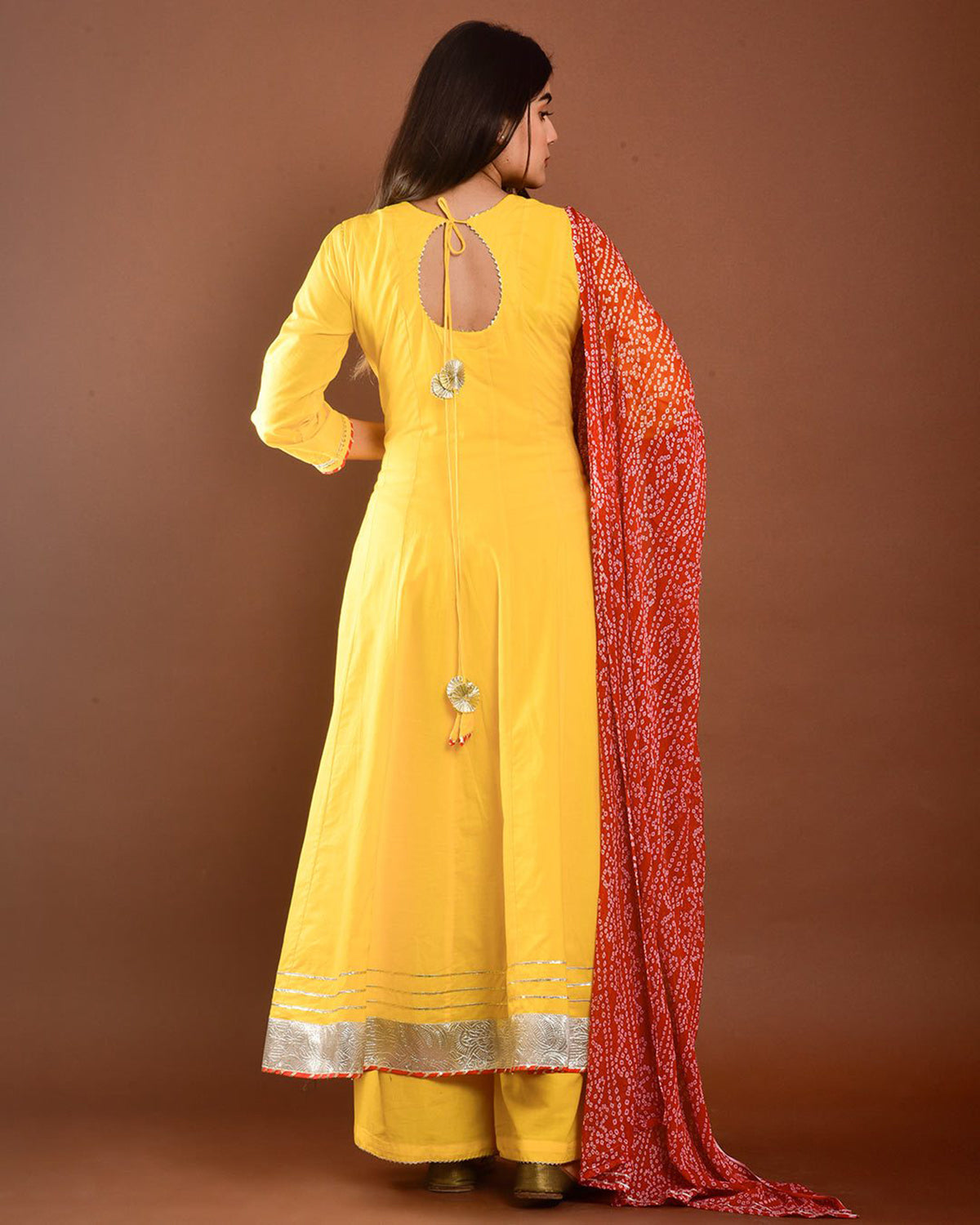 Designer Kurtis Yellow Color Rayon Printed Dress For  Diwali