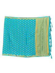 Sea Green Banarasi Art Silk Woven Dupatta