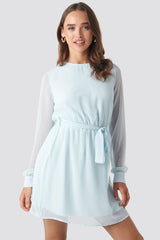 Georgette Dress Blue