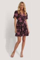 Triple Layer Flounce Dress